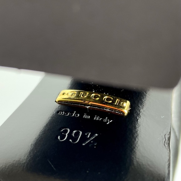 Gucci Black Leather Platform Oxford Shoes 591034 - Picture 13 of 16